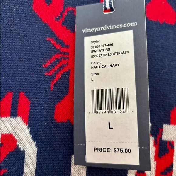 Boys Large Vineyard Vines Sweater NWT - Picture 2 of 6